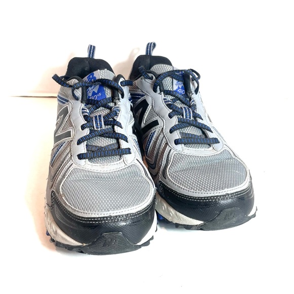 New Balance Men Trail Running Shoes – Gray/Blue Outdoors Performance Wear Size 8 - Picture 3 of 10